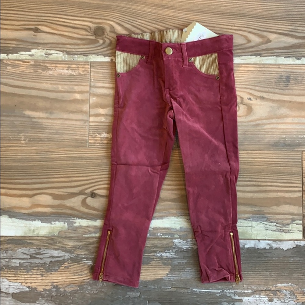 Persnickety velvet dusty pink jeans
